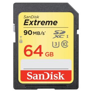 SanDisk 64GB Extreme SDXC Karte UHS-I U3 90MB/s