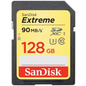 SanDisk 128GB Extreme SDXC Karte UHS-I U3 90MB/s