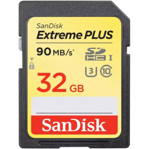 SanDisk 32GB Extreme Plus SDHC Karte UHS-I U3 90MB/s