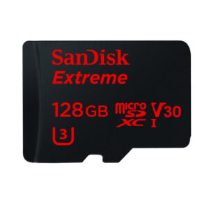 SanDisk 128 GB Extreme V30 Micro SD Karte (SDXC) UHS-I U3 + Adapter - 90 MB / s