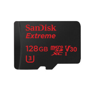 SanDisk 128GB Extreme V30 Action Camera Micro SD Card (SDXC) UHS-I U3 + Adapter - 90MB/s