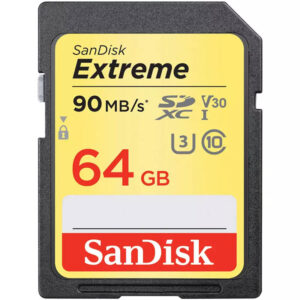 SanDisk 64GB Extreme V30 SD Karte (SDXC) UHS-I U3 - 90MB / s