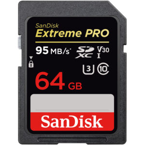 SanDisk 64 GB Extreme PRO V30 SD Karte (SDXC) UHS-I U3 - 95 MB / s