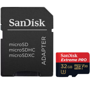 SanDisk 32GB Extreme PRO Micro SD Card (SDHC) UHS-I U3 + Adapter - 95MB/s