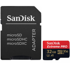 SanDisk 32GB Extreme Pro Micro SD Karte (SDHC) UHS-I + Adapter - 100MB/s