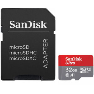 SanDisk 32GB Ultra Android Micro SD Karte (SDHC) + SD Adapter (Tabletten-Version)