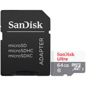SanDisk 64GB Ultra MA Android Micro SD Karte (SDXC) UHS-I  + Adapter - 80MB/s