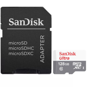SanDisk 128GB Ultra Micro SD Karte (SDXC) UHS-I + Adapter - 80MB/s