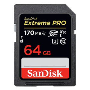 SanDisk 64 GB Extreme PRO V30 SD-Karte (SDXC) UHS-I U3 - 170 MB/s