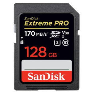 SanDisk 128 GB Extreme PRO V30 SD-Karte (SDXC) UHS-I U3 - 170 MB/s