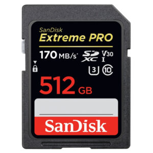 SanDisk 512 GB Extreme PRO V30 SD-Karte (SDXC) UHS-I U3 - 170 MB/s
