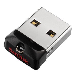SanDisk Cruzer Fit 16GB USB 2.0 Flash Drive - Black