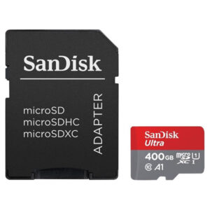 SanDisk 400GB Ultra Android Micro SD Card (SDXC) UHS-I U1 + Adapter - 120MB/s