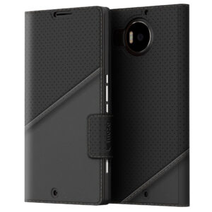 Mozo Lumia 950XL Thin Flip Cover Case - Black Golf