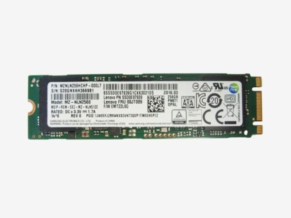 256GB SSD M.2 2280 PCIe MZ-VLW2560 00UP436 SSS0L25044 MZVLW256HEHP-000L7