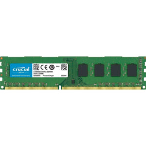 Crucial 8GB (1 x 8GB) 1600MHz DDR3L 240-Pin Non-ECC CL19 DIMM PC Memory Module