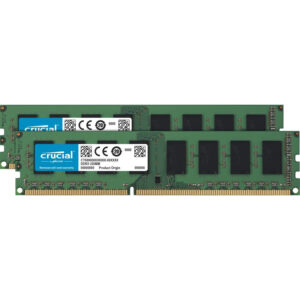 Crucial 16GB (2 x 8GB) 1600MHz DDR3L 240-Pin Non-ECC CL11 DIMM PC Memory Module