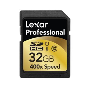 Lexar 32GB Professional 400X 60MB/s SD (SDHC) Karte - Class 10 / 1-UHS