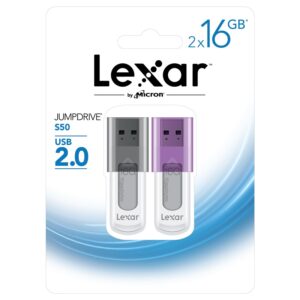 Lexar 16GB JumpDrive S50 2.0 USB Stick - 2er Pack