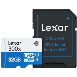 Lexar 32GB High Performance Micro SDHC UHS-I Karte 300x - 45MB/s