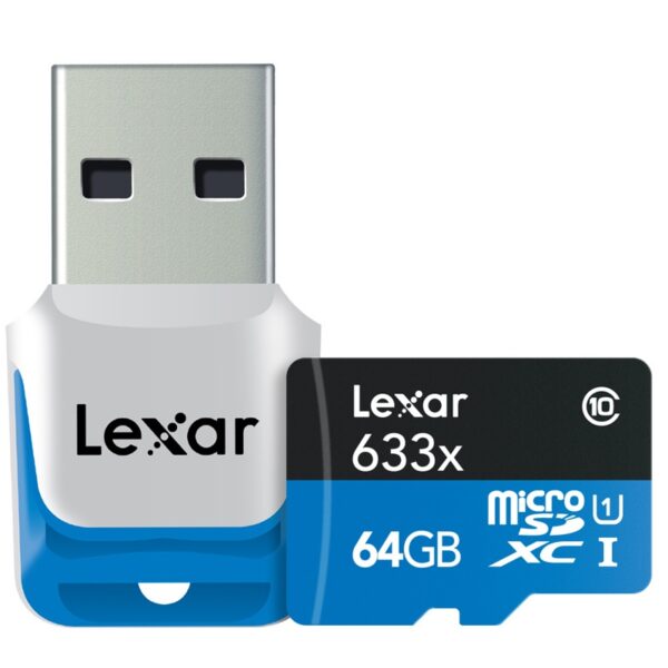 Lexar 64GB High Performance Micro SDXC UHS-I Karte 633x