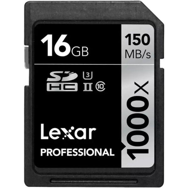 Lexar 16GB Lexar Professional 1000x SD (SDHC) Card UHS-II U3 - 150MB/s