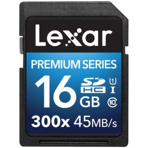 Lexar 16GB Premium II 300x SDHC UHS-I U1 Karte - Class 10