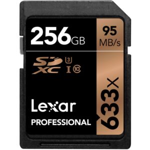 Lexar 256GB Professional 633x SDXC Karte UHS-I U3 - 95MB/s