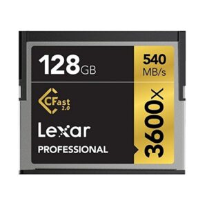 Lexar 128GB Professional 3600x CFast 2.0 Karte - 540MB/s
