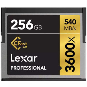 Lexar 256GB Professional 3600x CFast 2.0 Karte - 540MB/s
