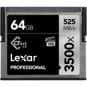 Lexar 64GB Professional 3500x CFast 2.0 Karte - 525MB/s