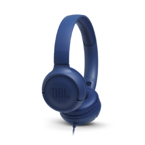 JBL Tune 500 Blue On-Ear Headphones
