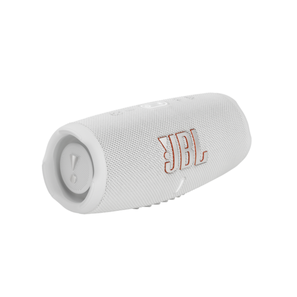 JBL Charge 5 White Bluetooth Speaker