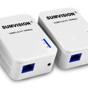 Sumvision Gigabit 1000 Mbps Powerline Adapter - Twin Pack