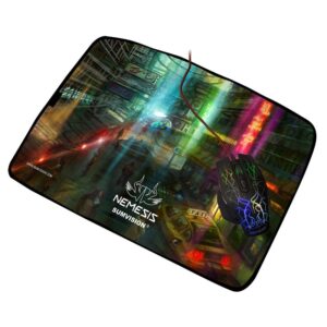 Sumvision Nemesis Futuristic Neon Large Gaming Mouse Mat
