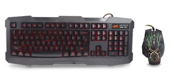 Sumvision Nemesis Kane Pro Edition LED Gaming Keyboard and Mouse USB Combo Pack