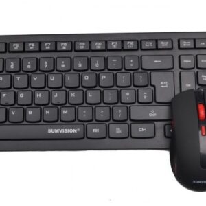 Sumvision Paradox IV Wireless Keyboard and Mouse Set - Black