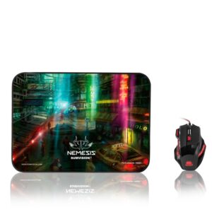 Sumvision Nemesis The Neon 2 in 1 Gaming LED Mouse & Mat