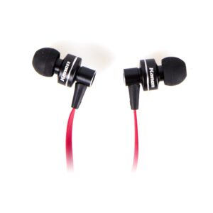 Kanen In-Ohr-Kopfhörer mit Mikrofon - Schwarz und Rot