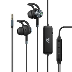 TaoTronics Active Noise Cancelling Headphones + Mic - Black