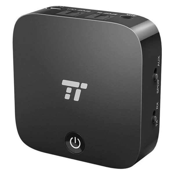 TaoTronics Bluetooth Transmitter + Receiver - TOSLINK and 3.5mm Audio Adapter - Black