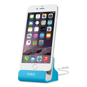 Belkin iPhone Charge und Sync Desktop Dock - Blau