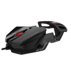 Mad Catz RAT 1 Wired Optical Mouse with Programmable Buttons - Black