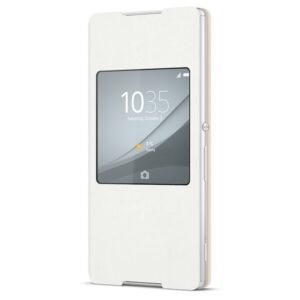 Sony SCR30 Style Cover Hülle für Sony Xperia Z3+ Weiß