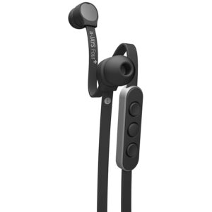 JAYS a-JAYS Four+ In-Line Control Earphones - Black/Silver