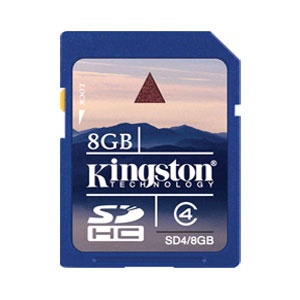 Kingston 8GB SDHC Speicherkarte - Class 4