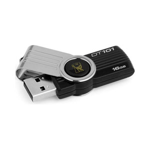 Kingston 16GB DataTraveler 101 G2 USB Stick - Schwarz
