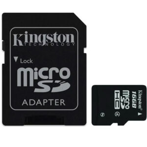 Kingston 16GB Micro SD (SDHC) Karte - Klasse 4 + SDHC Adapter