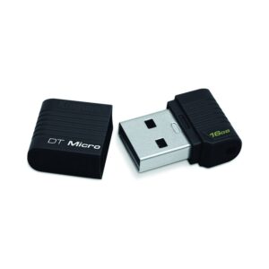 Kingston 16GB DataTraveler Micro USB Stick - Schwarz