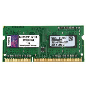 Kingston KVR 4GB 1600MHz DDR3 Non-ECC 204 Pin CL11 SO-DIMM Laptop Memory Module